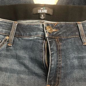 LuLaRoe Denim, Sz36 XL, distressed denim
